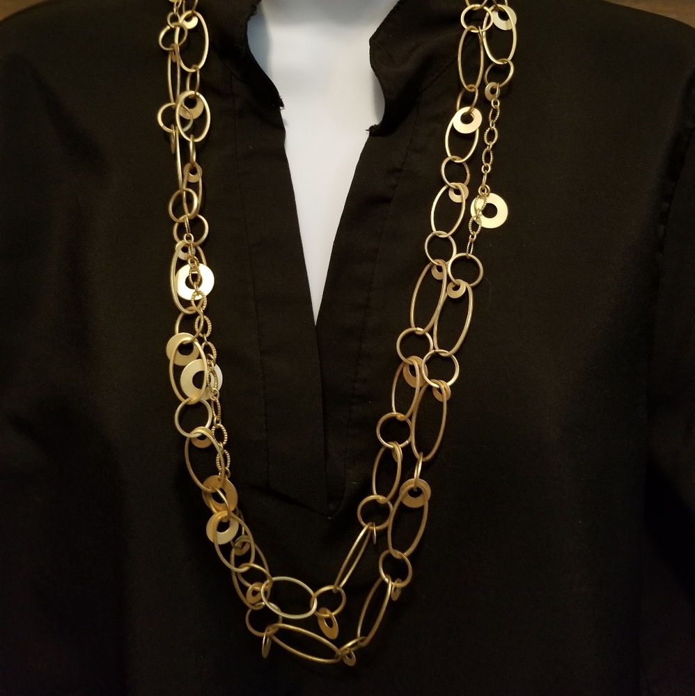 Premier Designs Gold Infusion 28-31" necklace